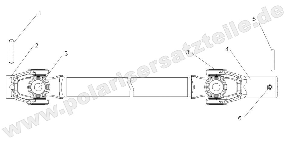 DRIVE TRAIN, FRONT PROP SHAFT