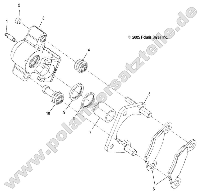 Brakes, Caliper, Rear