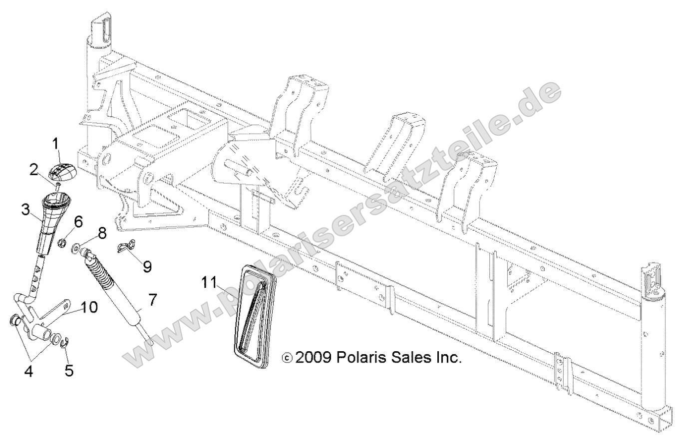 Drive Train, Gear Selector Drive Train, Gear Selector