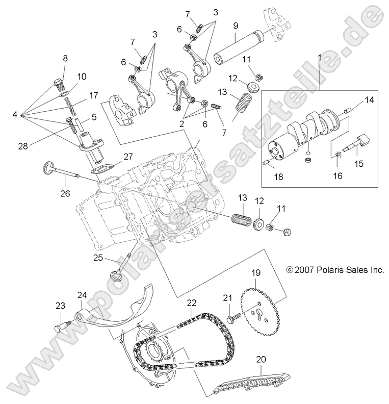 ENGINE, VALVES and CAMSHAFT ENGINE, VALVES and CAMSHAFT