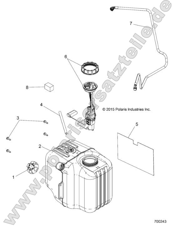 Body, Fuel Tank Asm. Body, Fuel Tank Asm.