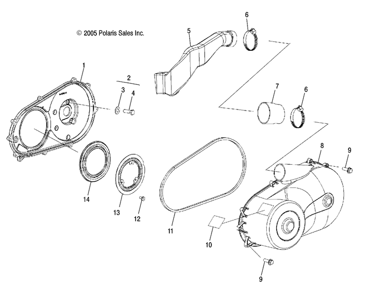 Drive Train, Clutch Cover Drive Train, Clutch Cover