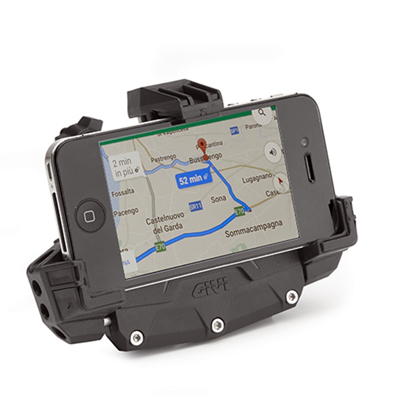 Givi Universal Navi Halterung für Smartphone für Lenker mit Rohr-Durchmesser von 8 bis 35 mm