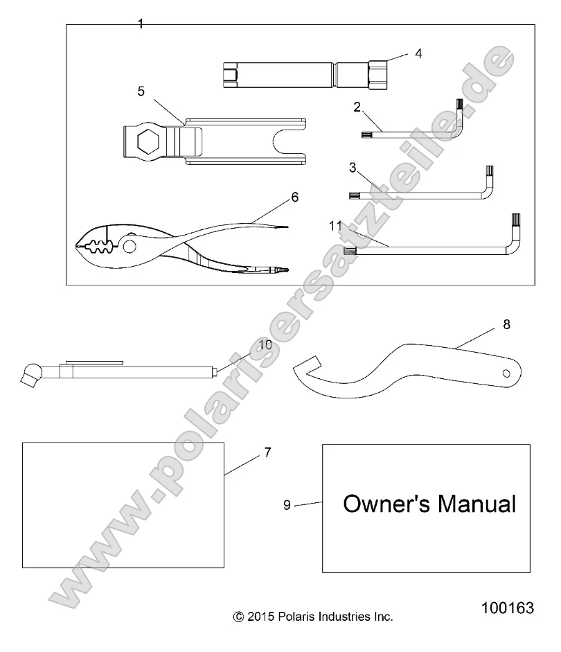 References, Tool Kit and Owners Manual