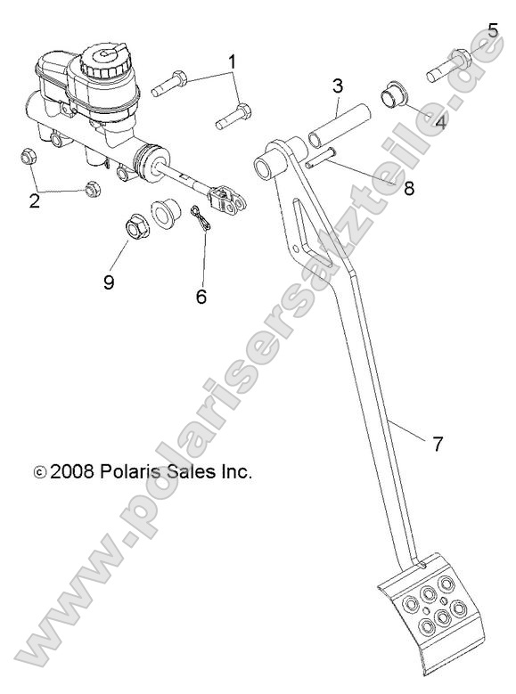 Brakes, Pedal and Master Cylinder Mounting
