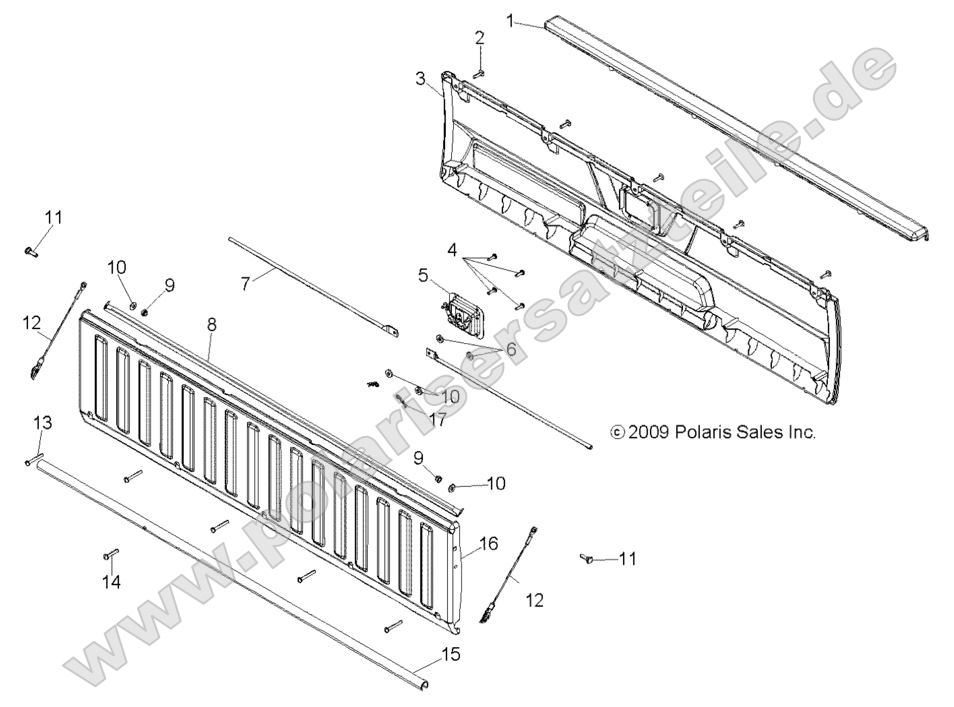 Body, Tailgate Asm. Body, Tailgate Asm.