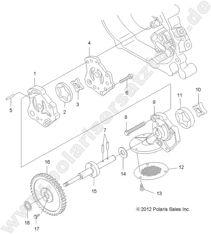 ENGINE, OIL PUMP ENGINE, OIL PUMP