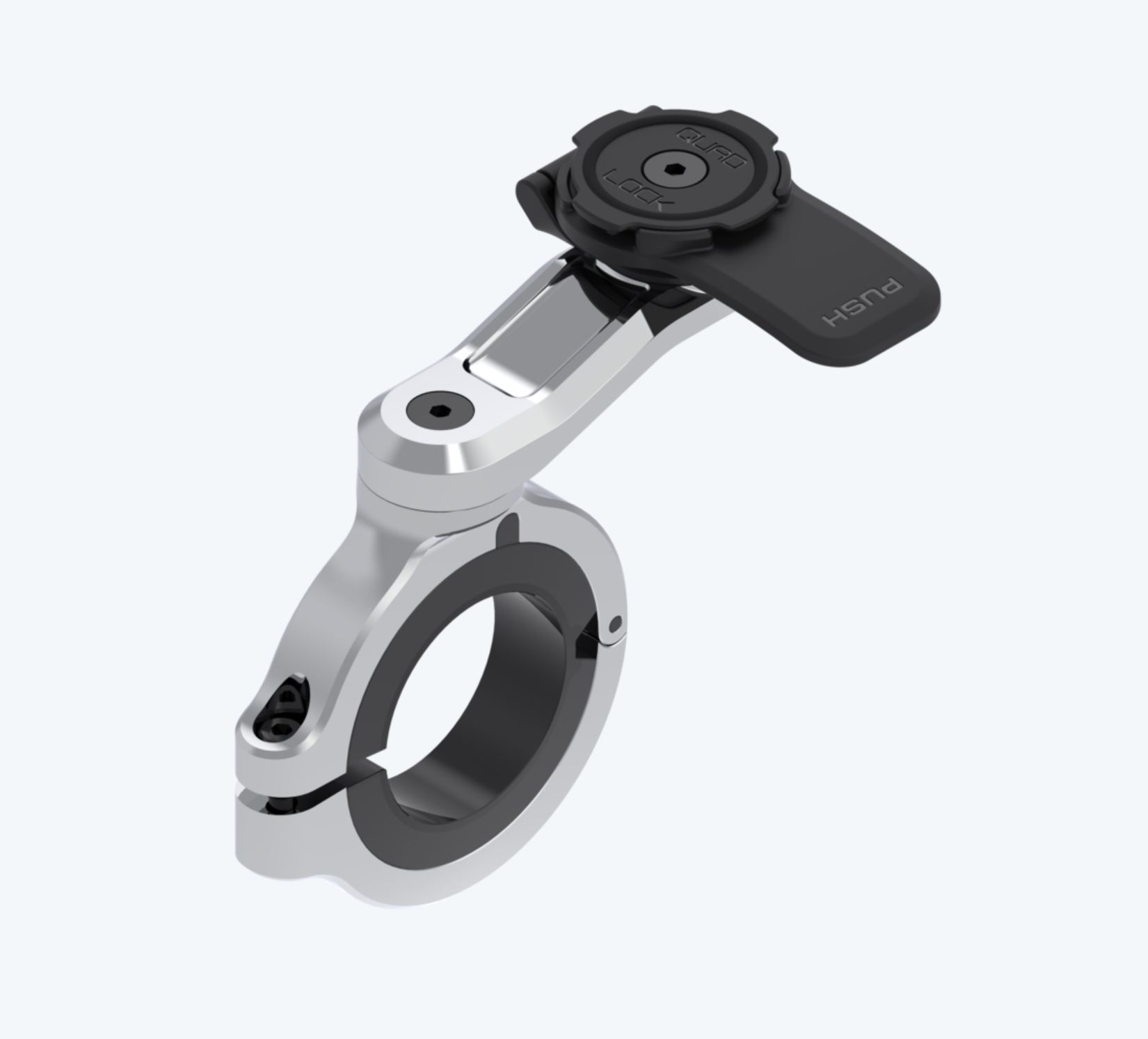 Quad-Lock-Pro-Chrom-Smartphone-Lenkerhalterung-gross-QLM-LHB-CHR Quad Lock Pro Chrom Smartphone Lenkerhalterung groß