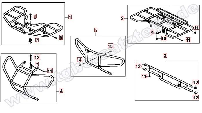 Gepäckträger vo. und hi.