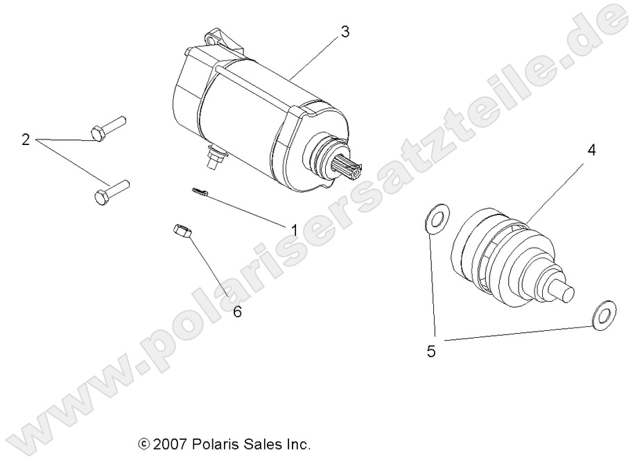 ENGINE, STARTING MOTOR ENGINE, STARTING MOTOR