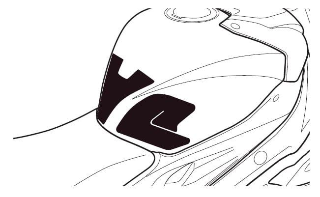 PUIG TANK PAD + SEITENTEILE BMW S1000R 14-17' - 9130C