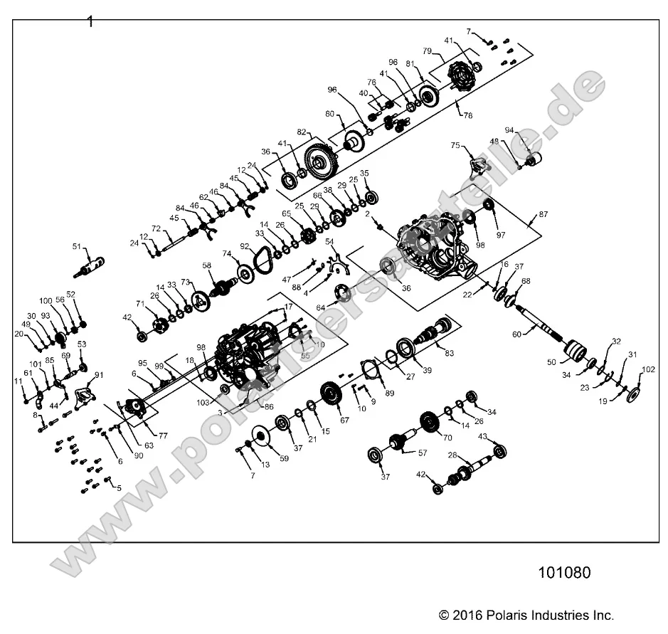 Drive Train, Main Gearcase Drive Train, Main Gearcase