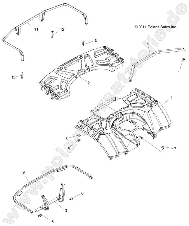 BODY, REAR CAB and REAR RACK BODY, REAR CAB and REAR RACK