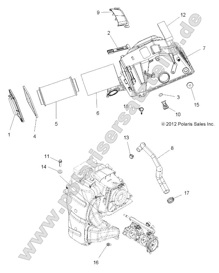 Engine, Air Intake Engine, Air Intake