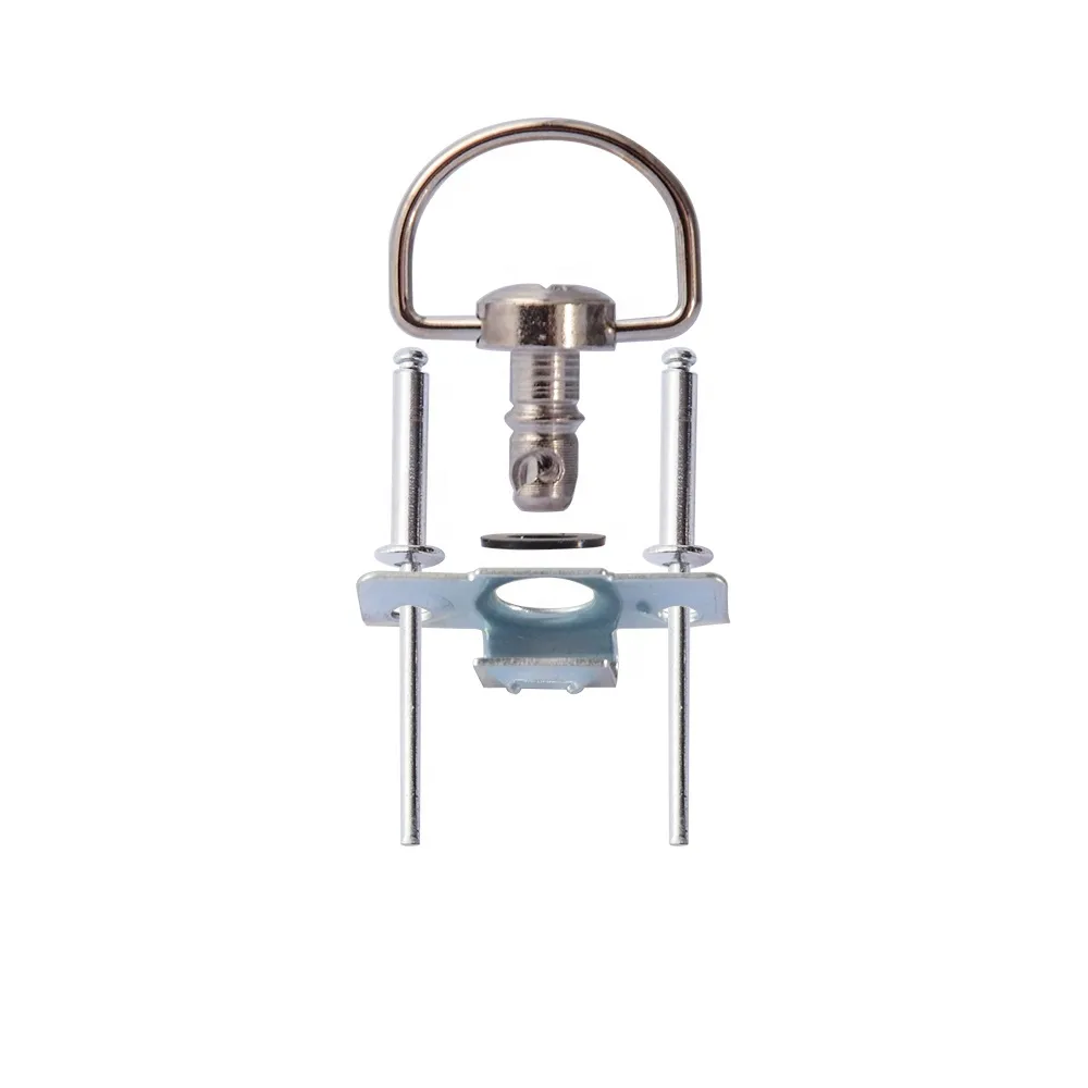 TMP Racing Verkleidung Bügel Schnellverschluss Set 14mm silber zum Nieten - 10 Stück