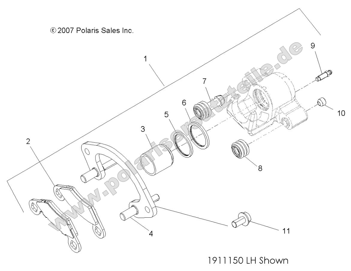 Brakes, Front Caliper Brakes, Front Caliper