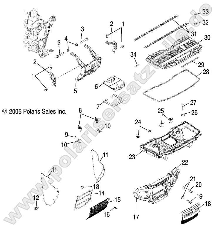 STORAGE, FRONT and BUMPER MOUNTING STORAGE, FRONT and BUMPER MOUNTING