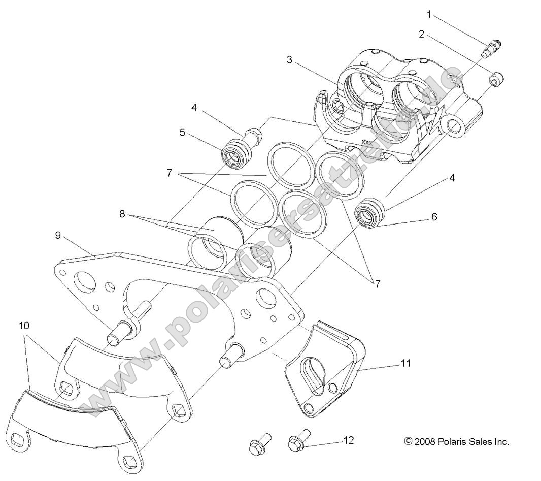 Brakes, Front Caliper Brakes, Front Caliper