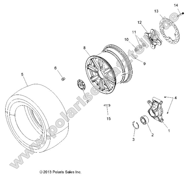 Wheels, Rear and Hub Wheels, Rear and Hub
