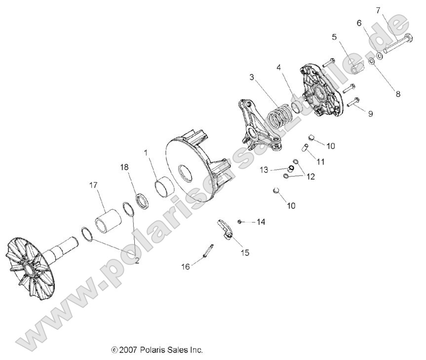 Drive Train, Primary Clutch