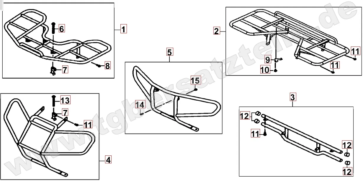 Gepäckträger vo. und hi.