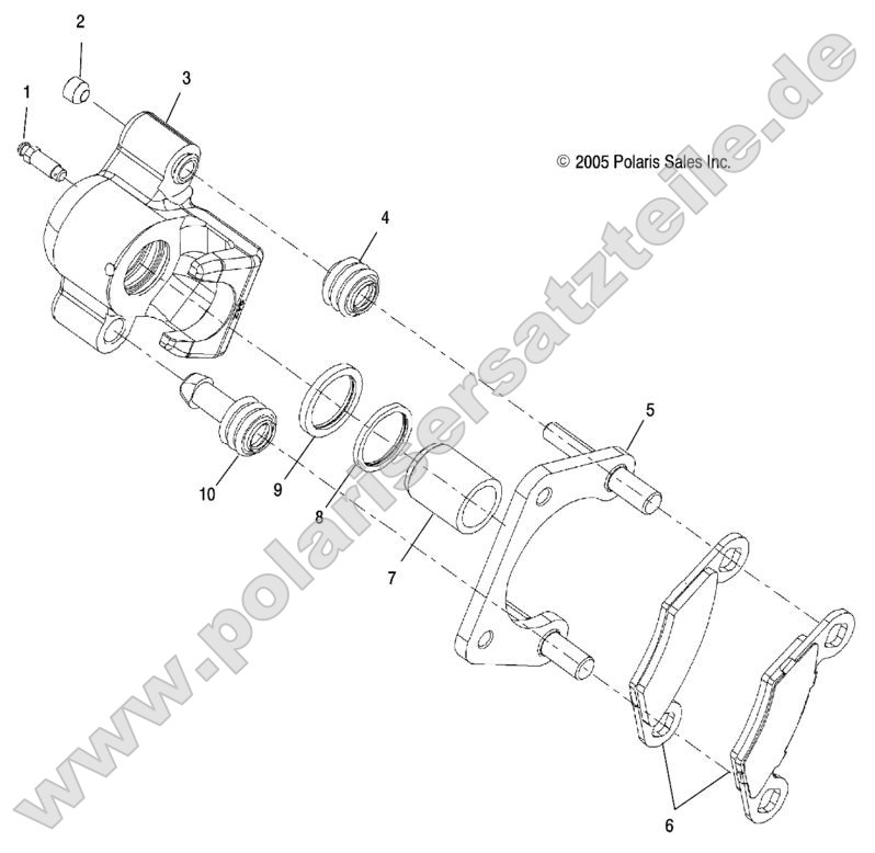 Brakes, Caliper, Rear
