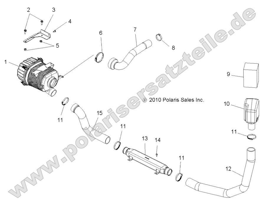 Engine, Air Intake Ducting