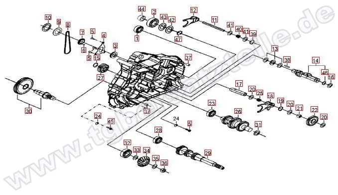 Motorgehäuse links (2) Motorgehäuse links (2)