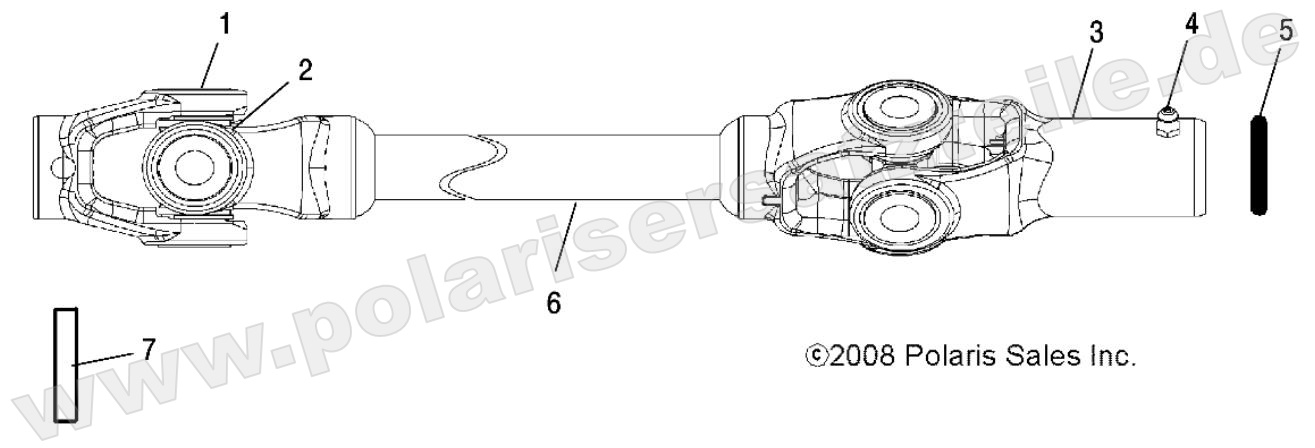 DRIVE TRAIN, PROP SHAFT