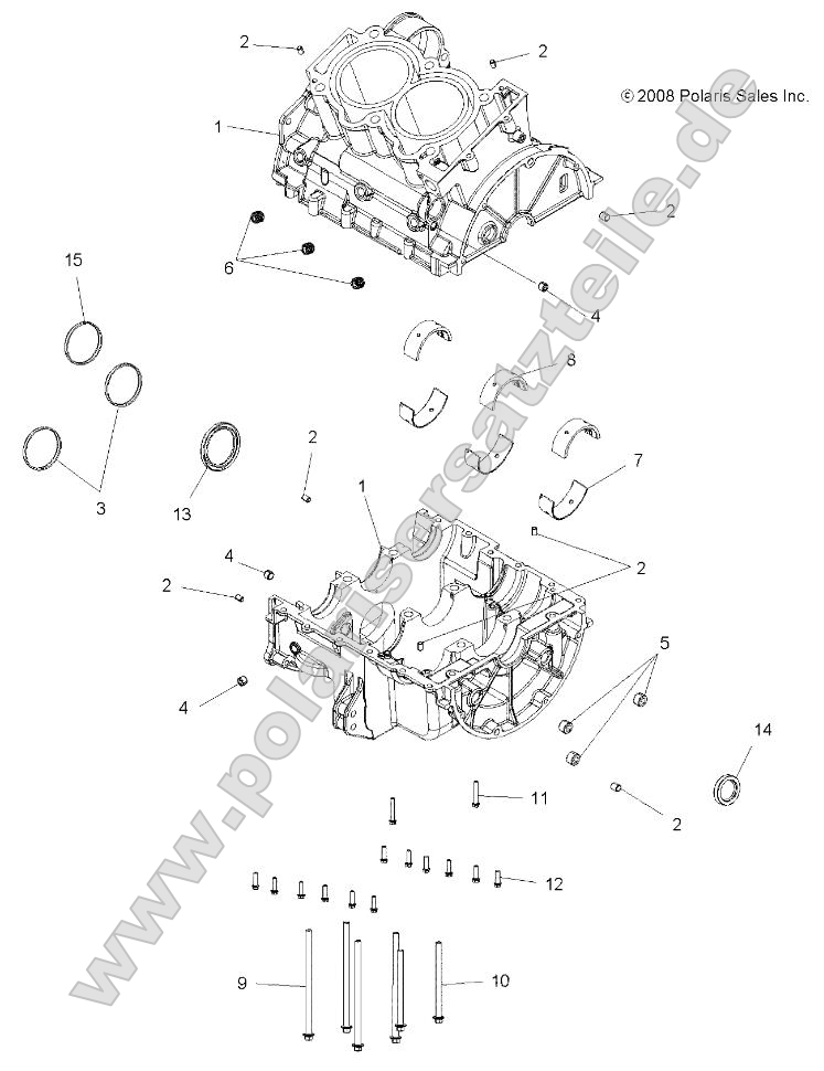 Engine, Crankcase Engine, Crankcase