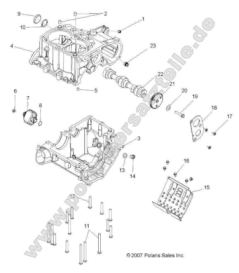 Engine, Crankcase Engine, Crankcase