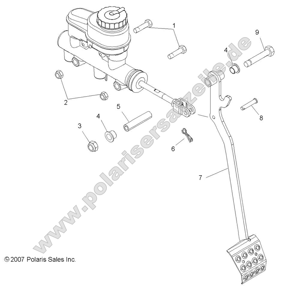 Brakes, Pedal and Master Cylinder Mounting Brakes, Pedal and Master Cylinder Mounting