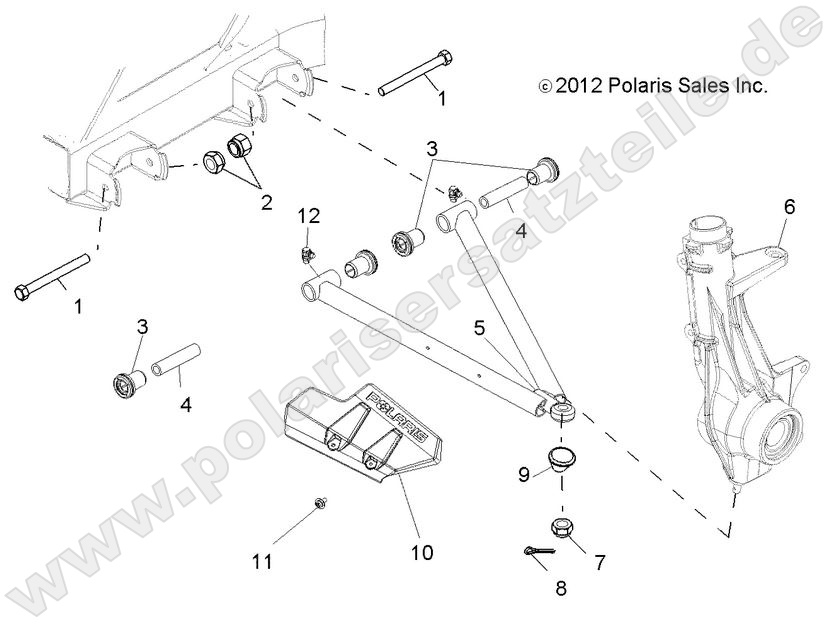 SUSPENSION, A-ARM and STRUT MOUNTING