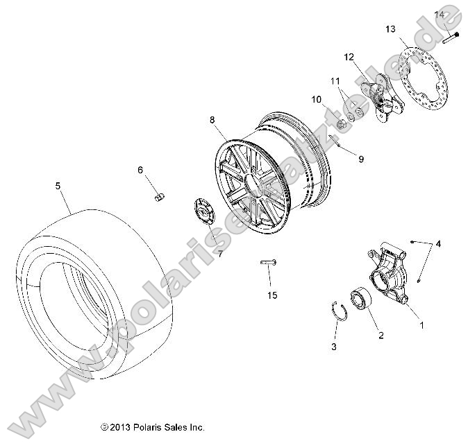 Wheels, Rear and Hub Wheels, Rear and Hub