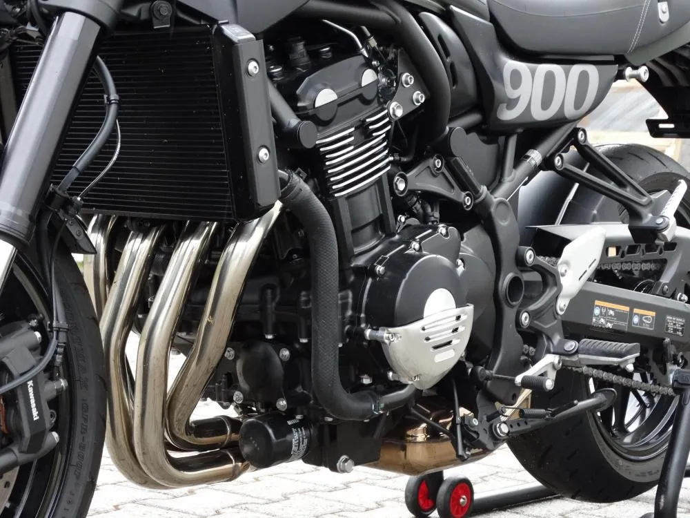 TMP Custom Motordeckelschutz Set silber Kawasaki Z900 RS 2018-