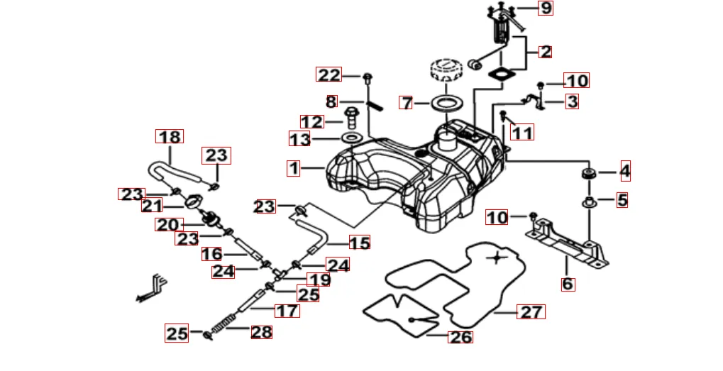 Motorgehäuse rechts Motorgehäuse rechts