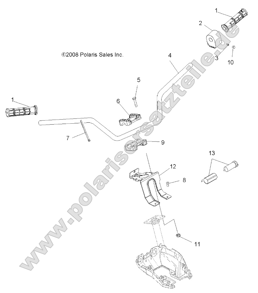 Steering, Handlebar and Controls Steering, Handlebar and Controls