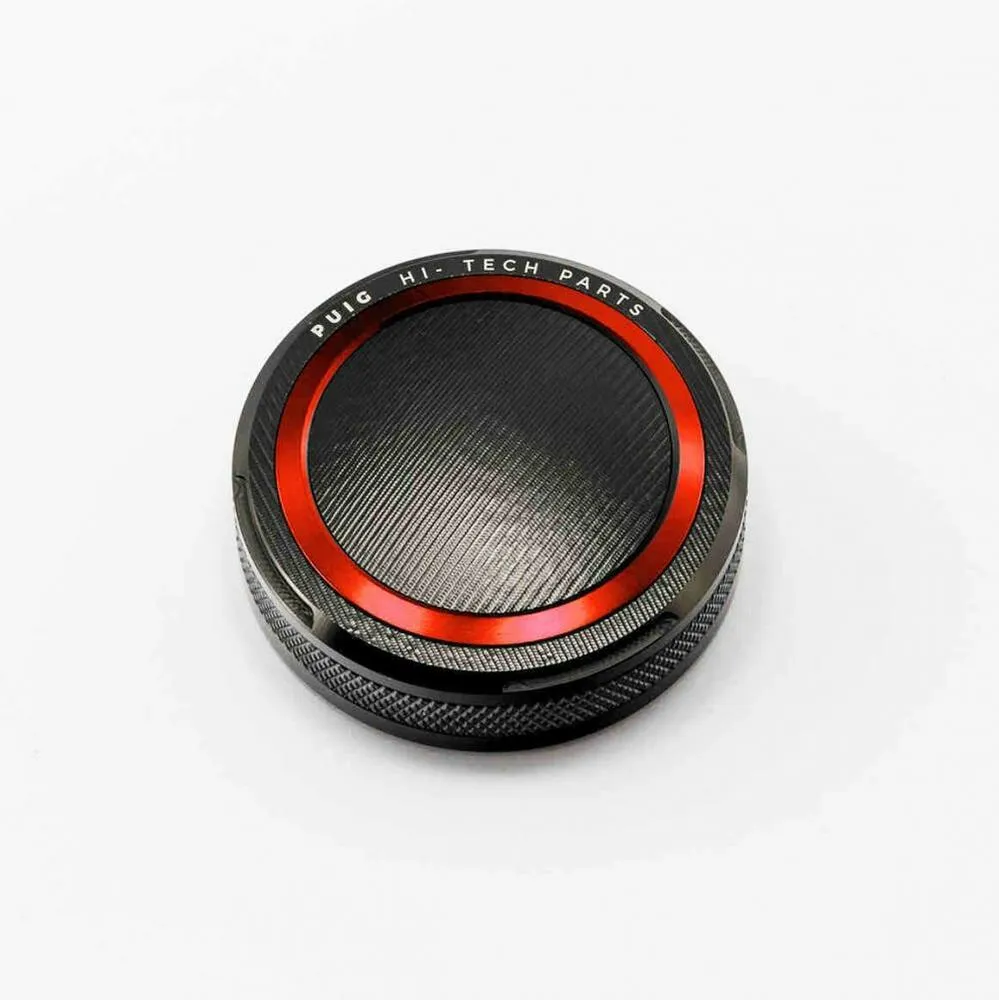 Puig_Abdeckung_Bremsfluessigkeitsbehaelter_Rund_56_mm___schwarz_rot_9264R Puig Abdeckung Bremsflüssigkeitsbehälter Rund 56 mm - schwarz/rot