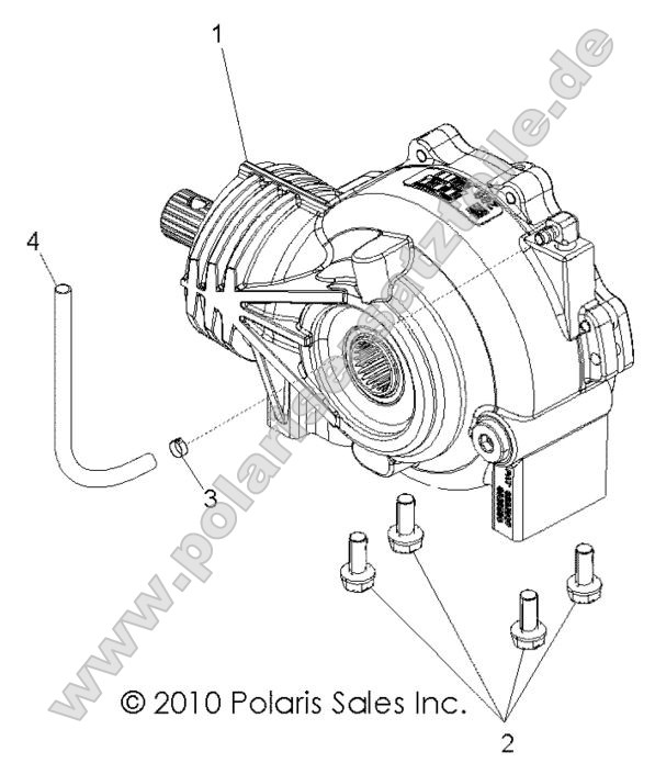 Drive Train, Front Gearcase Mounting
