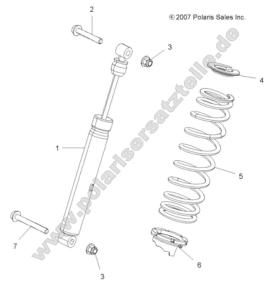 Suspension, Shock, Rear Suspension, Shock, Rear