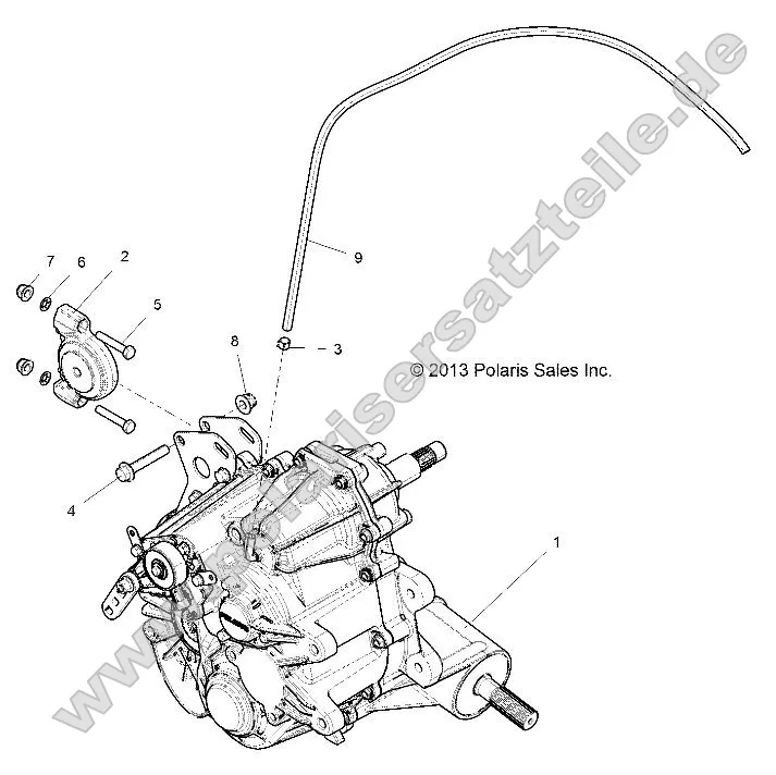 Drive Train, Main Gearcase Mounting Drive Train, Main Gearcase Mounting