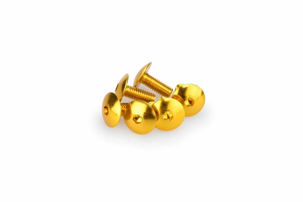 PUIG SCHRAUBEN-KIT (KUPPELFÖRMIG) M6X15MM. GOLD - 0611G