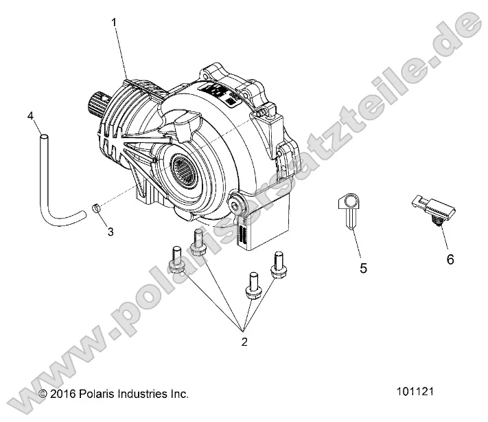 Drive Train, Front Gearcase Mounting Drive Train, Front Gearcase Mounting