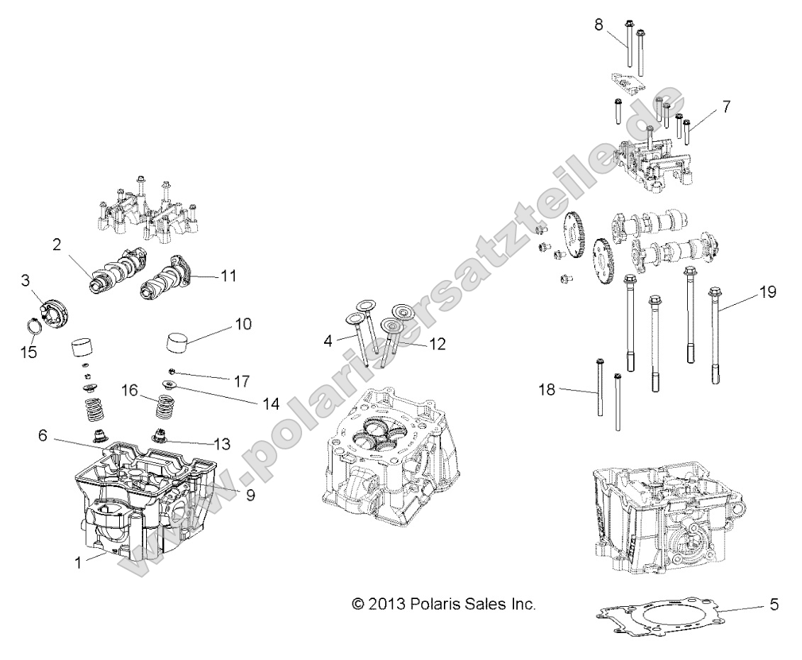 Engine, Cylinder Head, Cams and Valves Engine, Cylinder Head, Cams and Valves