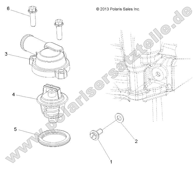 Engine, Thermostat and Cover