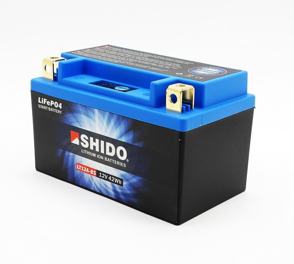 Shido LT12A-BS Lithium Ionen Batterie 12V LiFePO4 (YT12A-BS)