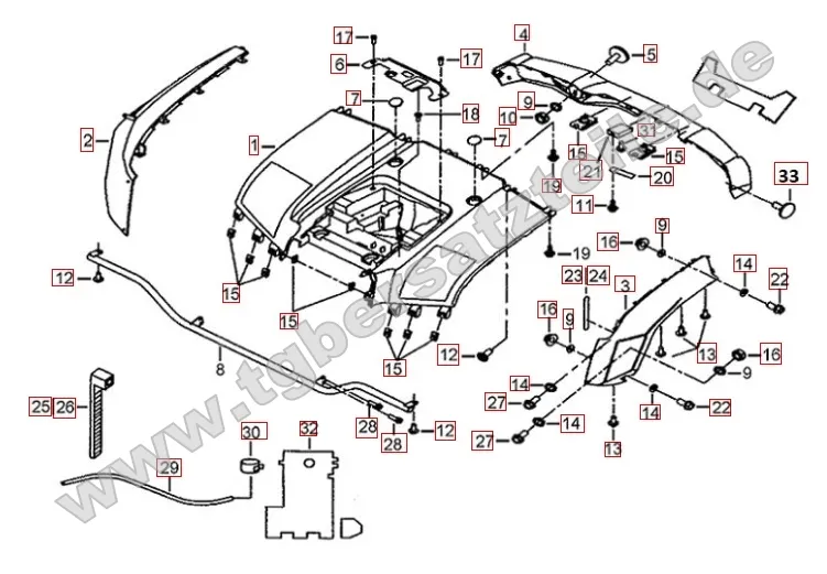 Heckverkleidung Heckverkleidung