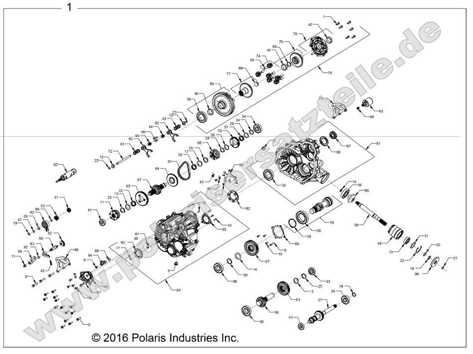 Drive Train, Main Gearcase Internals