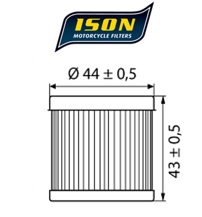 ISON Ölfilter 139 Suzuki LTZ 400 2003-18 / LTR 450 2006-13