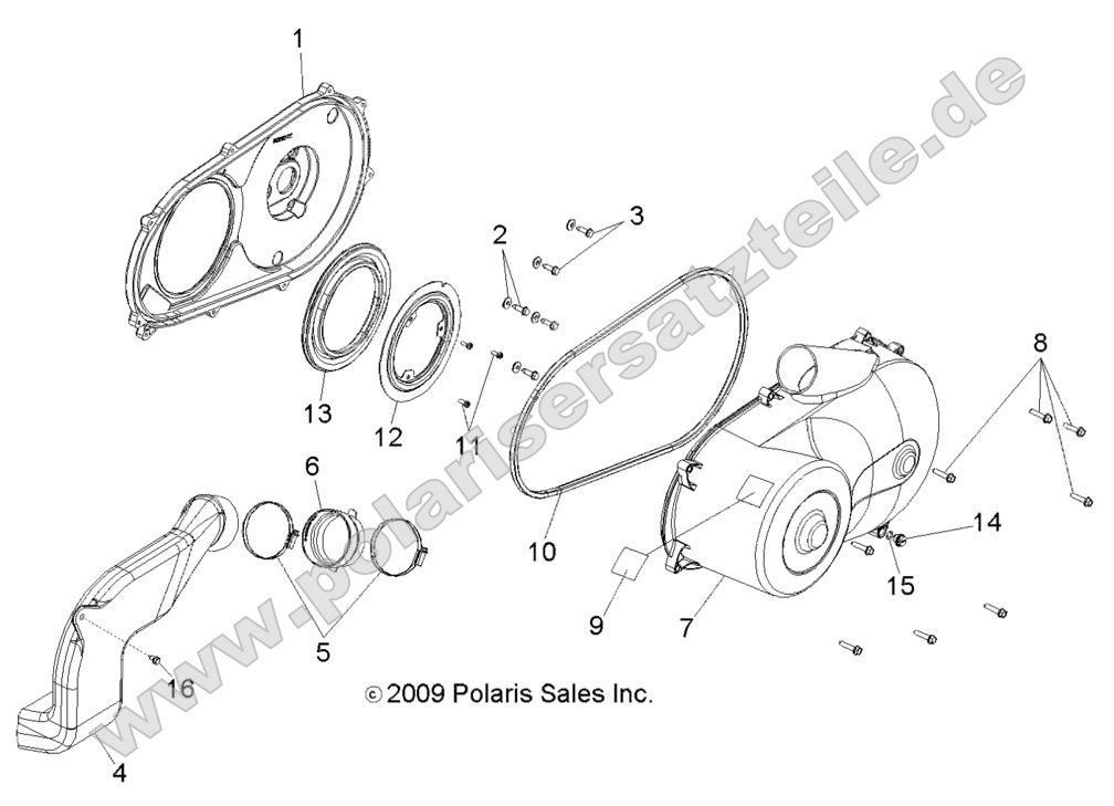 Drive Train, Clutch Cover